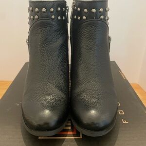 Harley-Davidson Black Studded Ankle Boots